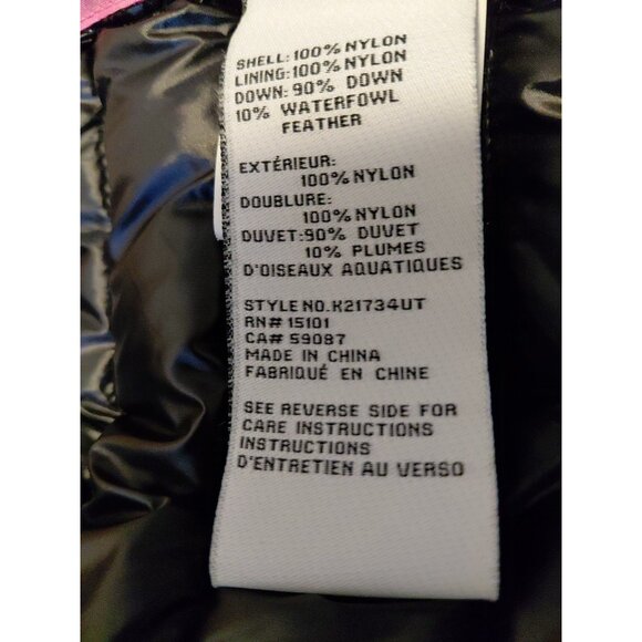 Kate Spade Rose Gold Packable Down Filled Puffer Jacket Medium Has Carry Bag - Picture 16 of 16